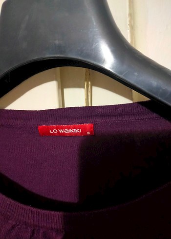 Mor Uzun Kollu Kadın Triko Kazak LC Waikiki s - Görsel 4