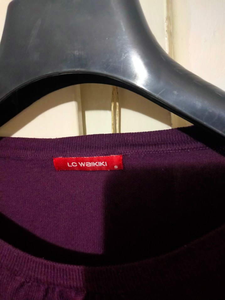 Mor Uzun Kollu Kadın Triko Kazak LC Waikiki s - Görsel 4