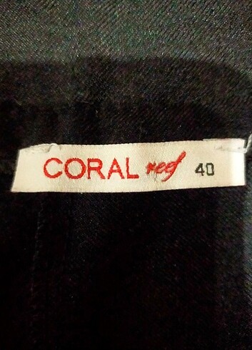 l Beden siyah Renk Coral pantolon siyah 40