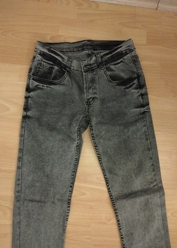 Gri Erkek Denim Regular Fit Jean - Görsel 4