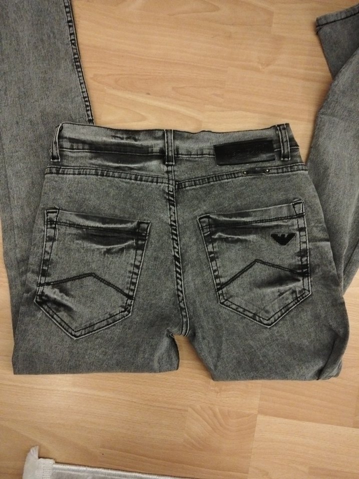 Gri Erkek Denim Regular Fit Jean - Görsel 2