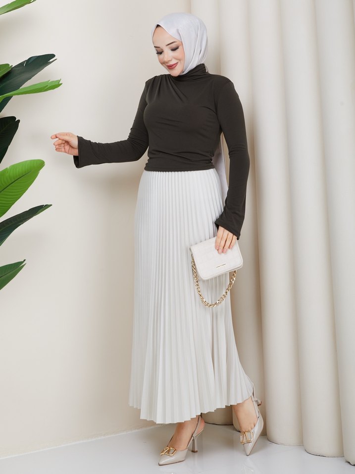 BADY VE PLİSELİ ETEK KOMBİNİ - Görsel 5