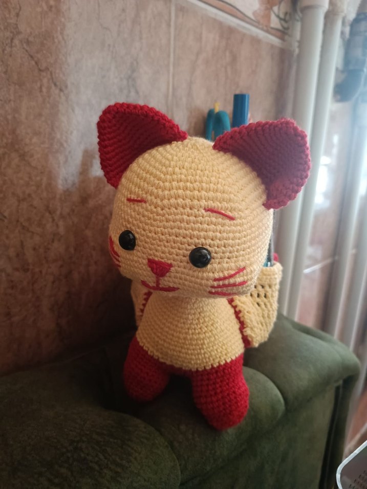 El Örgüsü Bohem Kedi Kalemlik - Görsel 4