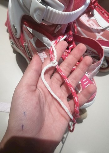 38 Beden Pembe Bağcıklı Erkek Spor Paten
