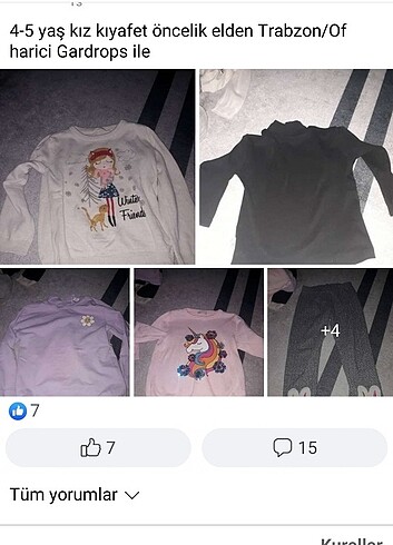 Çocuk kiyafetler