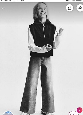 Zara Jean pantolon YENİ Orjinal 8 YAŞ