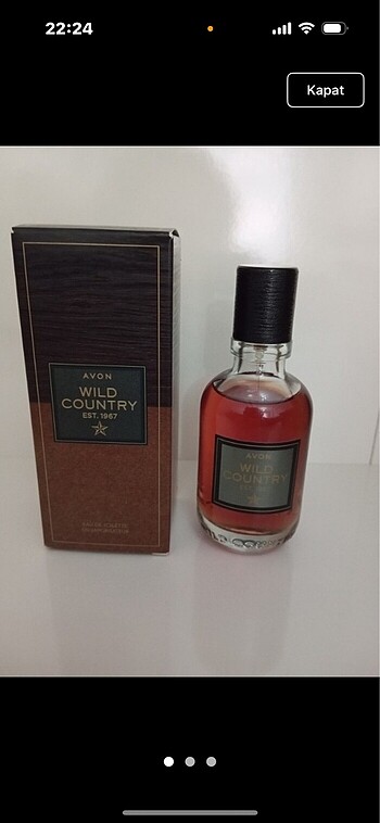 Avon Wıld country erkek parfümü