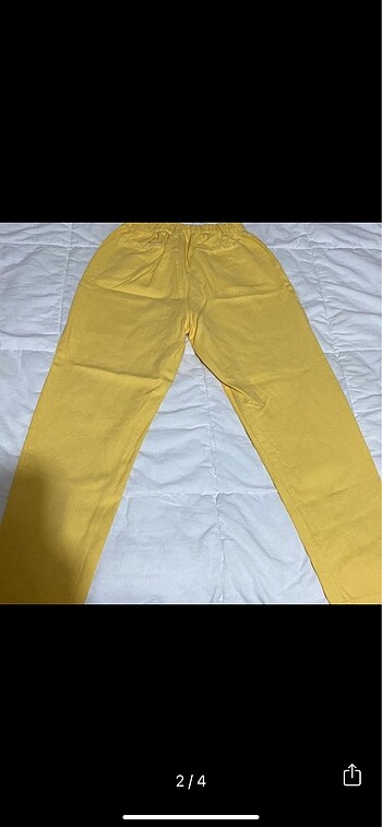 Addax Mom mevsimlik sarı pantolon