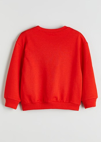 Marvel Kırmızı 1-2 yaş erkek çocuk sweatshirt - Görsel 3