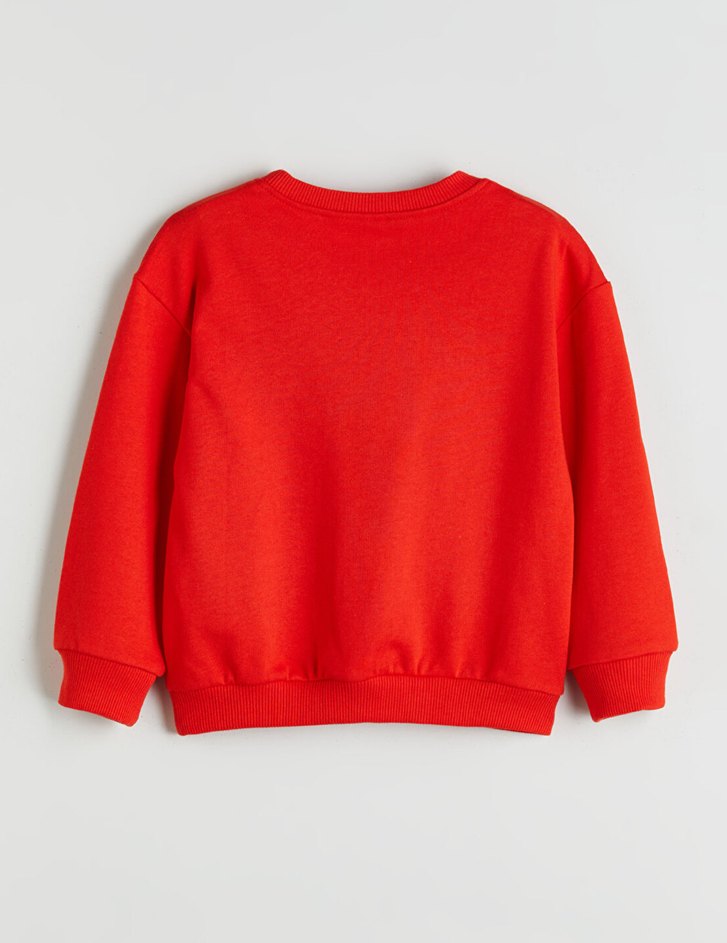 Marvel Kırmızı 1-2 yaş erkek çocuk sweatshirt - Görsel 3