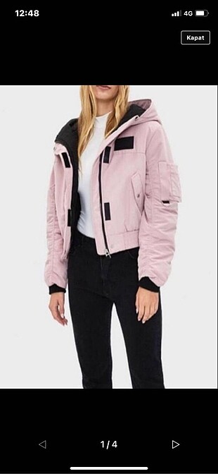 Bershka pembe mont