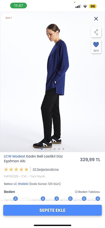 Lcw Alt eşofman