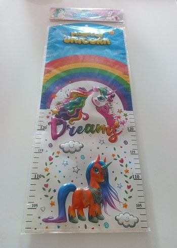 Renkli Unicorn Boy Ölçer