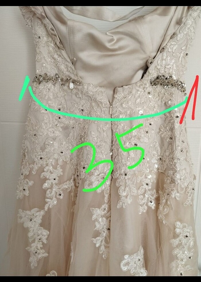 Özel tasarım gelinlik - Görsel 2