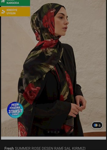 fresch scarf lacivert şal