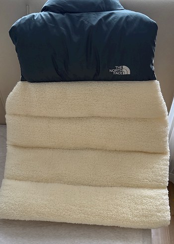 Beyaz Suni Kürklü Kadın Puf Yelek - Görsel 3