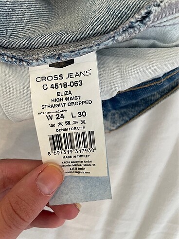 xs Beden Cross jeans pantolon