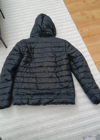 Siyah Fermuarlı Kadın Kışlık Mont - Görsel 2