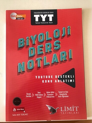tyt biyoloji ders notlari selin hoca
