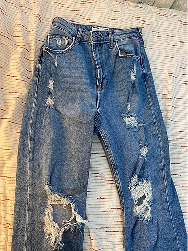 bershka mom slim jean