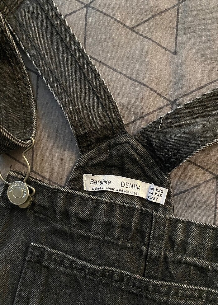 bershka kot tulum elbise - Görsel 5