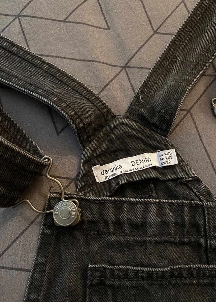 bershka kot tulum elbise - Görsel 4