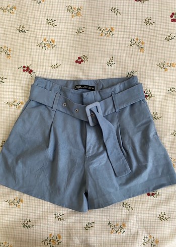 Zara Bel Kemerli Mini Şort