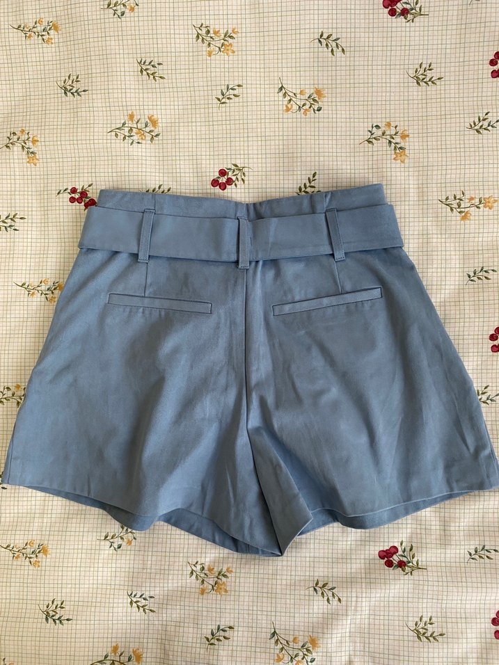 Zara Bel Kemerli Mini Şort - Görsel 2