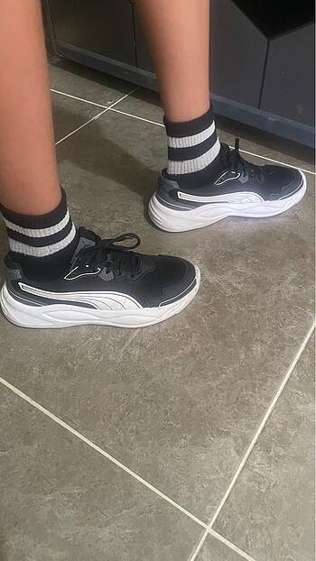 37,5 Beden siyah Renk Puma kadın spor