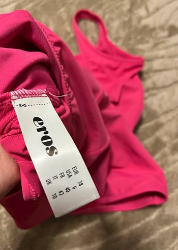 38 Beden pembe Renk Pembe Basic Kadın Mayo eros marka sıfır