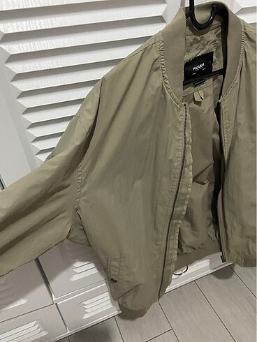 m Beden camel Renk Pull and bear ceket