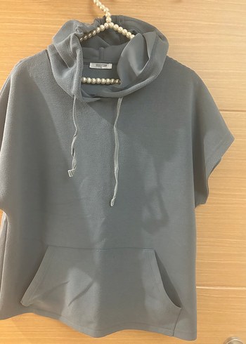 Mudo Concept Mudo Esorfman Takimi Gri Oversize Kapusonlu Rahat Sweatshirt