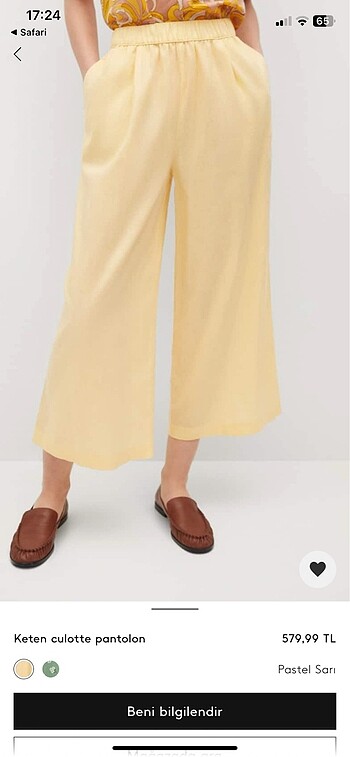 Mango Keten pantalon