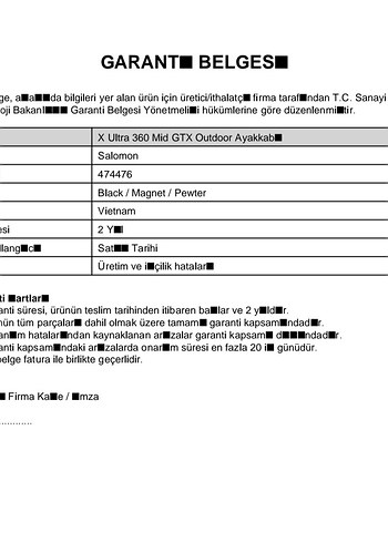 2 Yıl Garantili SALOMON X ULTRA 360 MID GORE- TEX ERKEK OUTDOOR - Görsel 3
