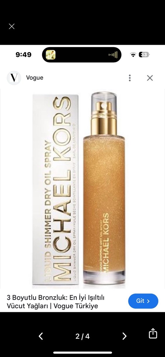 Michael Kors Simli Vücut Yağı - Görsel 4