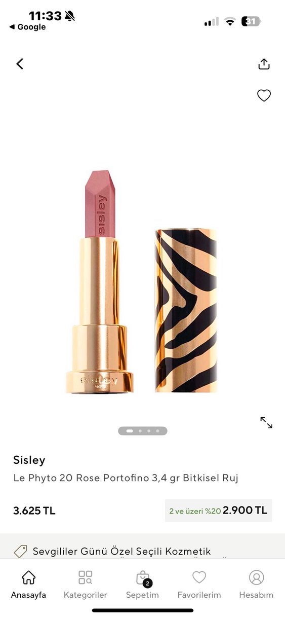 Sisley ruj - Görsel 4