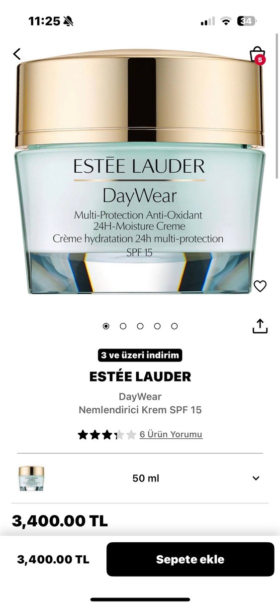 Estée Lauder DayWear Kadın Nemlendirici - Görsel 5