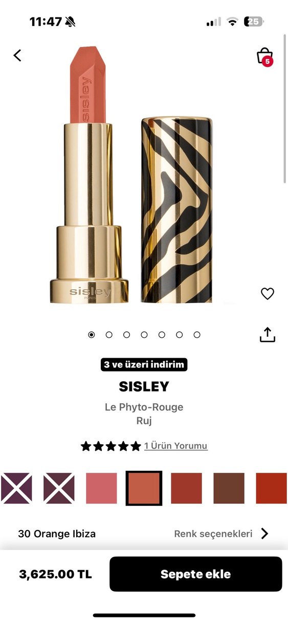 Sisley Renkli Canlı Ruj - Görsel 5