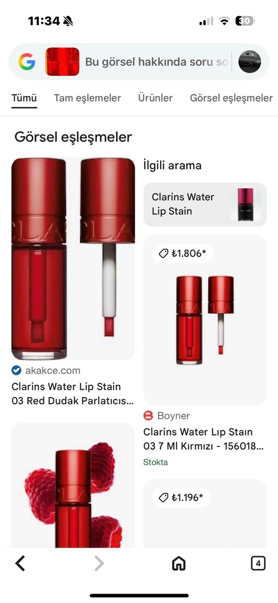Clarins Water Lip Stain - Görsel 3