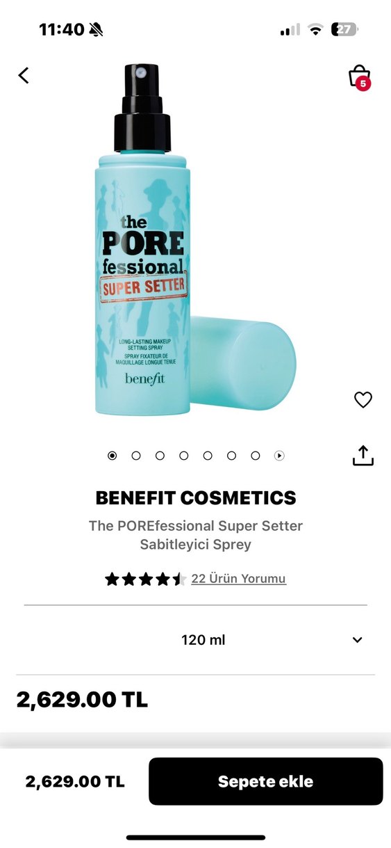 Benefit The POREfessional Super Setter Makyaj Sabitleyici - Görsel 3