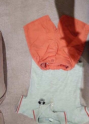 Erkek bebek Şortlu takım - Görsel 2