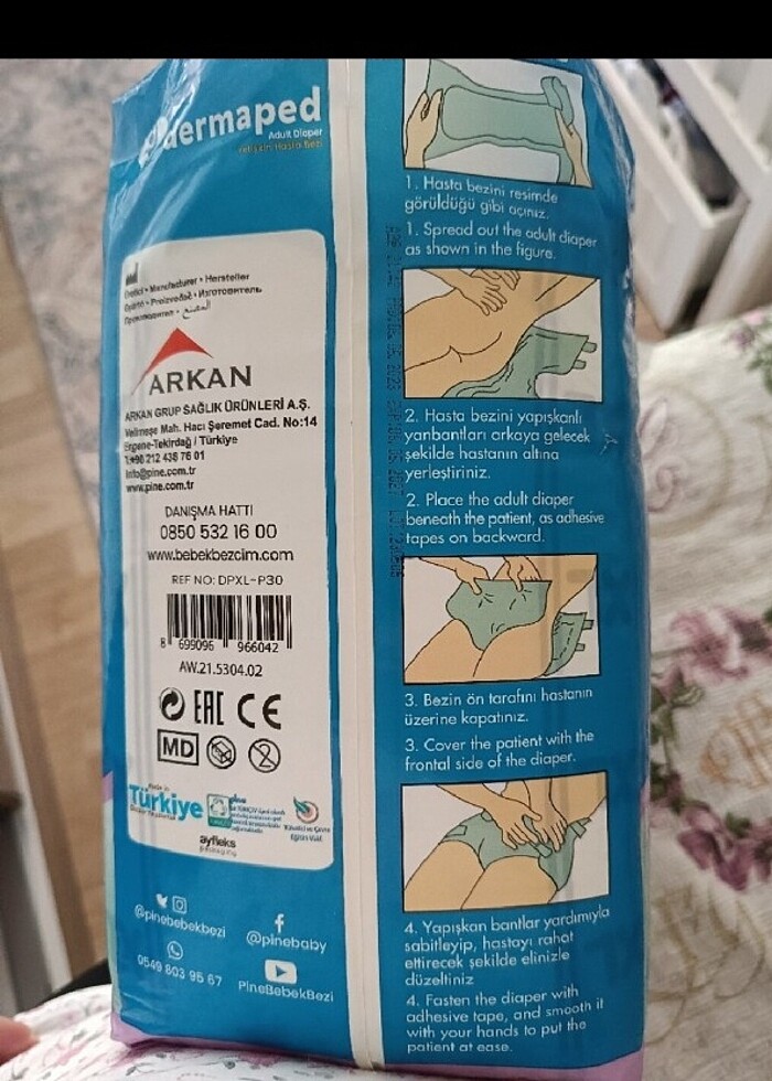 Yetişkin hasta bezi XL - Görsel 2