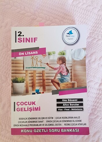 Not copy Auzef Çocuk gelişimi 2.sınıf kitap 