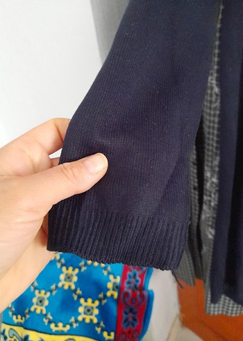44 Beden lacivert Renk Uzun Kollu lacivert Triko tunik
