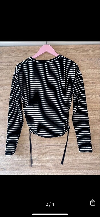 Zara Zara çizgili sweatshirt