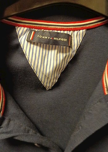 Tommy Hilfiger Tommy Hilfiger Erkek Lacivert Polo Yaka Kısa Kollu Tişört