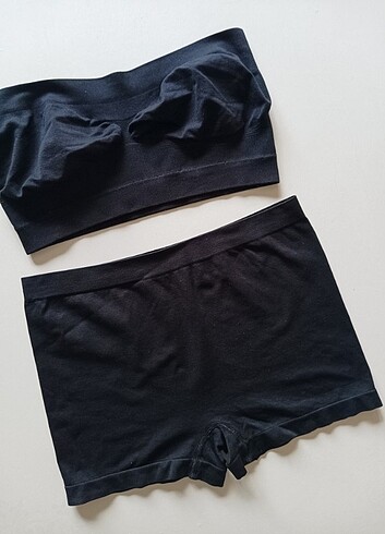 xs Beden Kadın 2'li Takım/Kadın Boxer ve Büstiyer