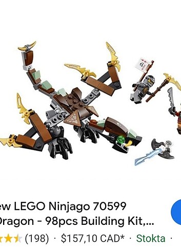 Beden Renk LEGO Ninjago Ejderha