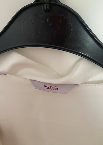 Pierre Cardin Dantel Detaylı Beyaz Uzun Kadın Sabahlık
