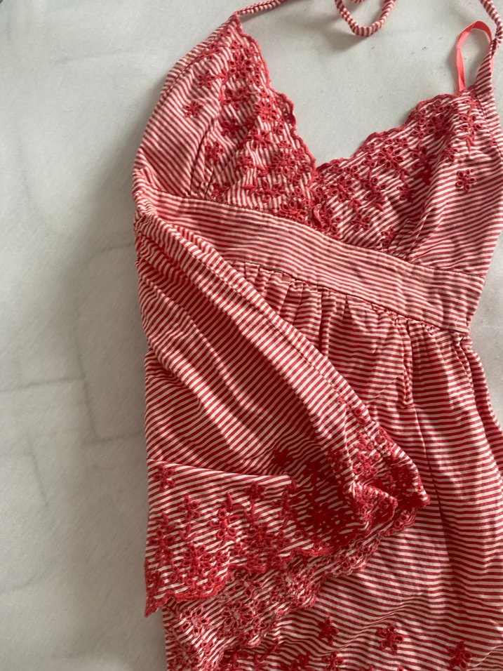 Pembe Nakışlı Mini Bohem üst - Görsel 3